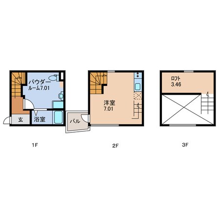 Ｔ＆Ｔの物件間取画像